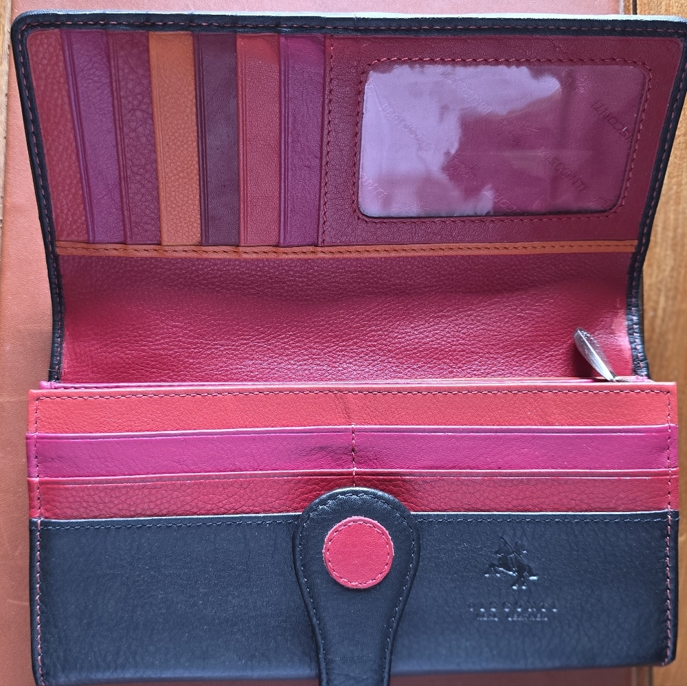 KATE SPADE NEW YORK Wallet Pink Purple Mauve Leather  EUC